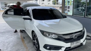 เปลี่ยนยางขอบประตูรถยนต์ Honda Civic