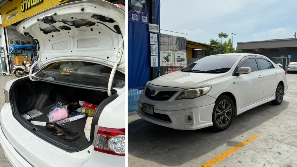 ยางขอบประตูรถยนต์ vios